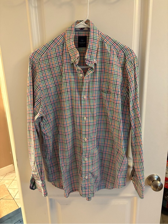 Tailorbyrd Other - TailorByrd Collection Multicolor Plaid Button-Down Shirt